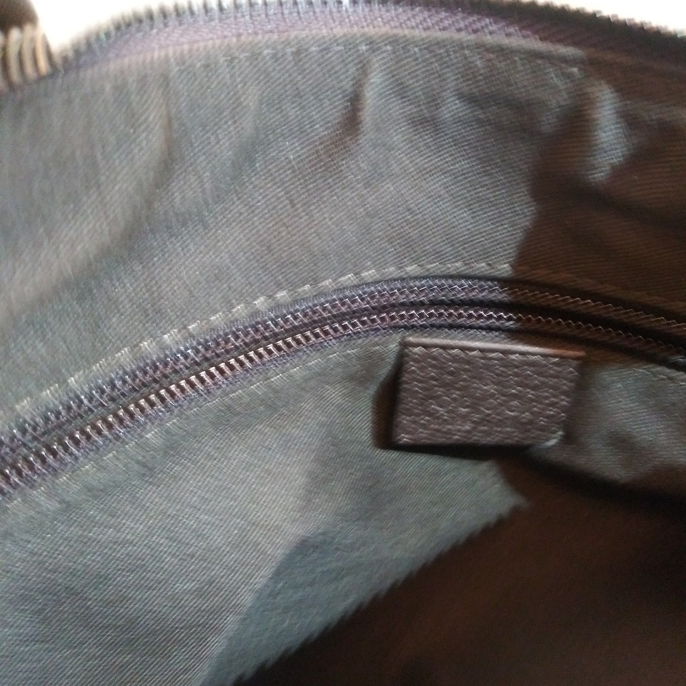 Gucci Horsebit Canvas and Leather Shoulder Bag New - Picture 4 of 8